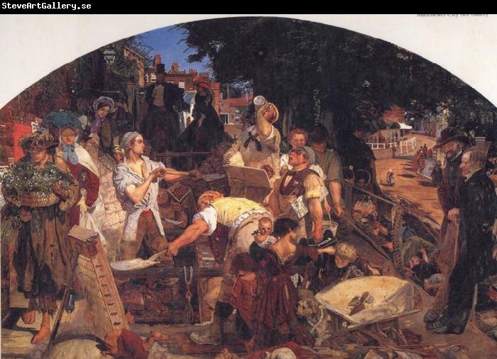 Ford Madox Brown Chaucer at the Curt of Edward III